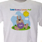 Some Bunny Loves Him Personalized Easter Youth T-Shirt